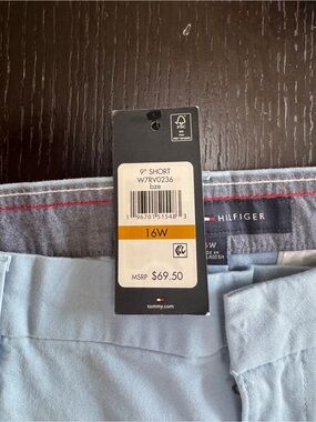 Tommy Hilfiger Light Blue Women's Shorts. Size 16w. New